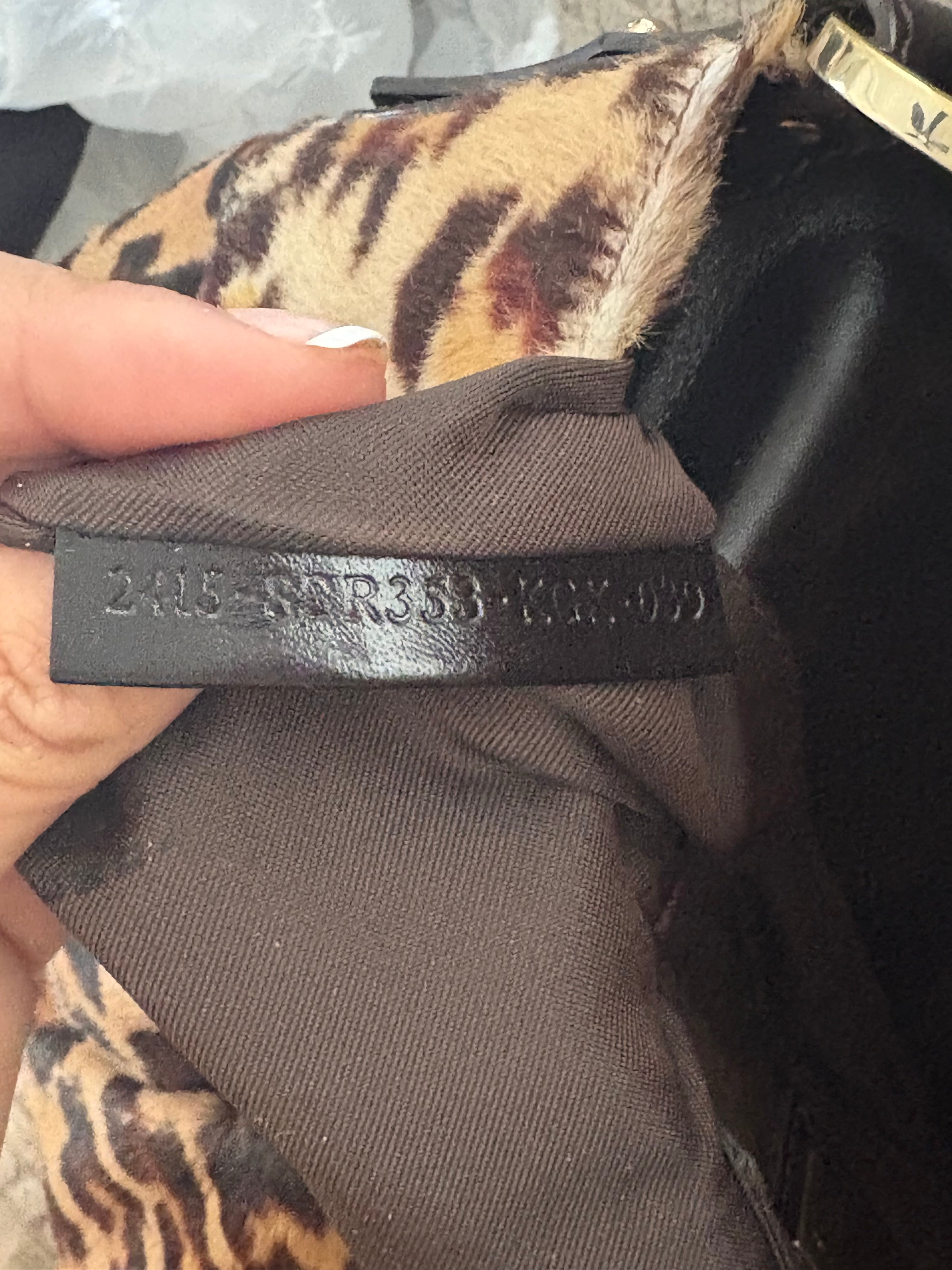FENDI LEOPARD SHOULDER BAG