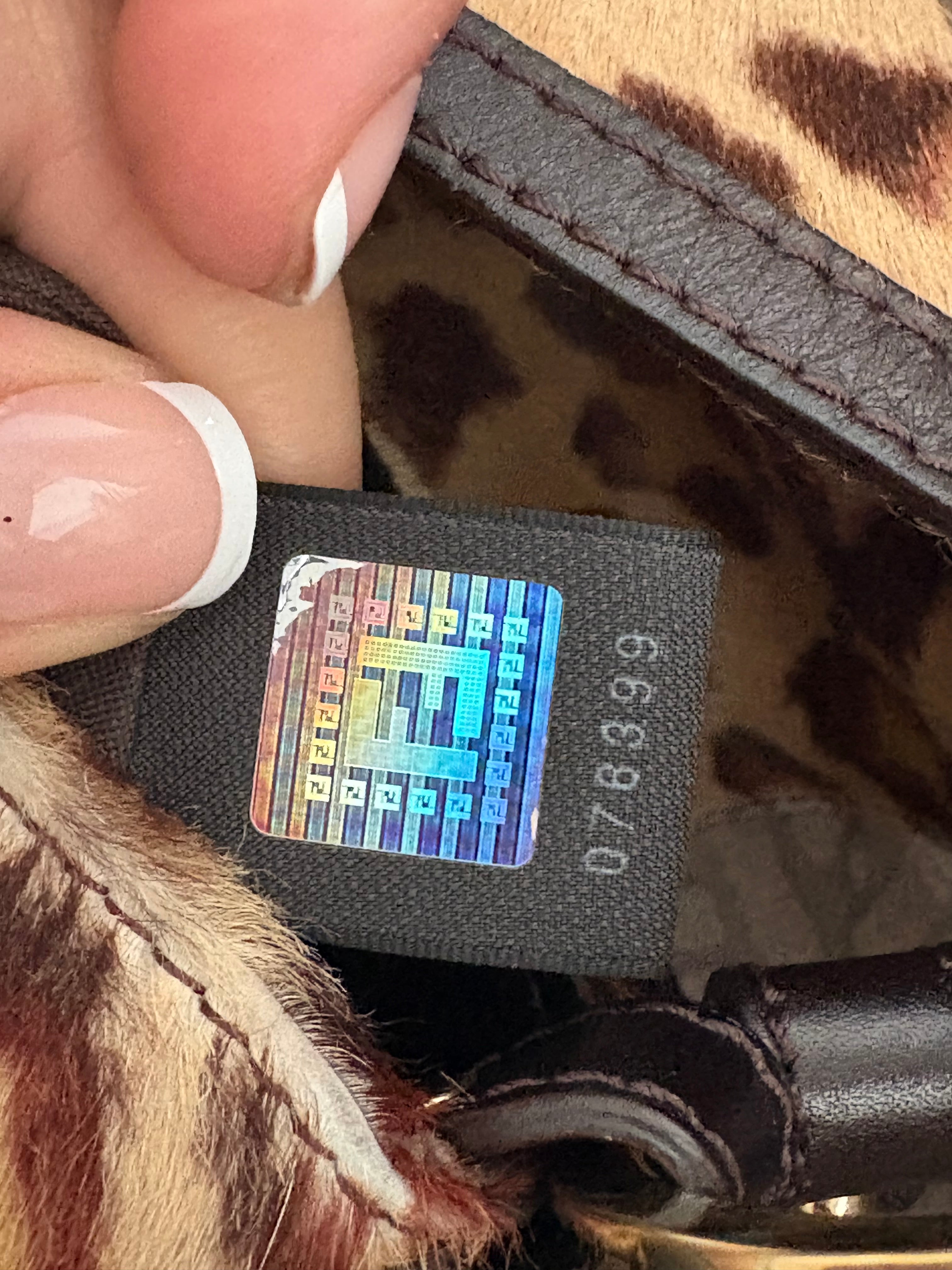 FENDI LEOPARD SHOULDER BAG