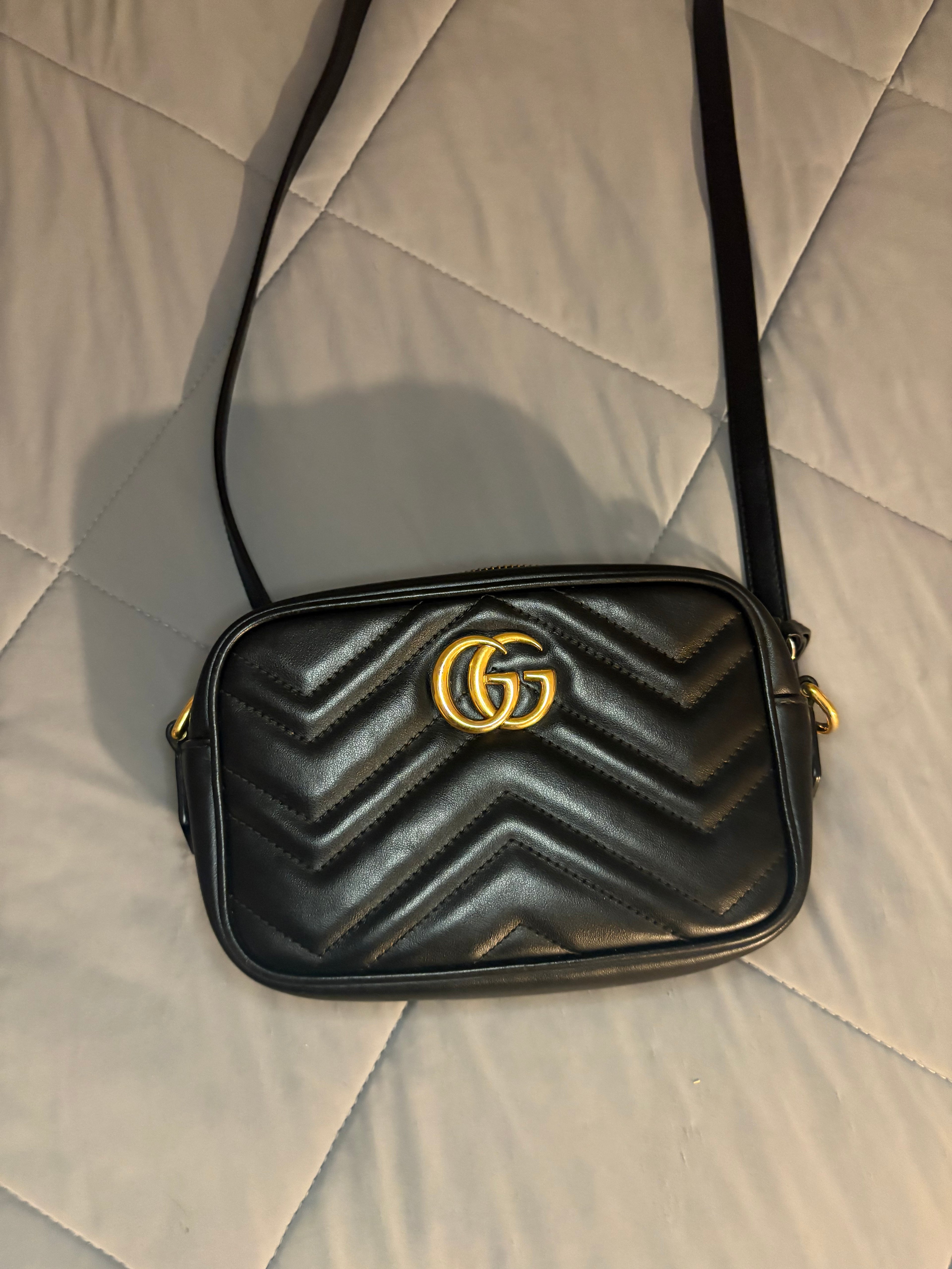 Gucci mini marmont camera bag